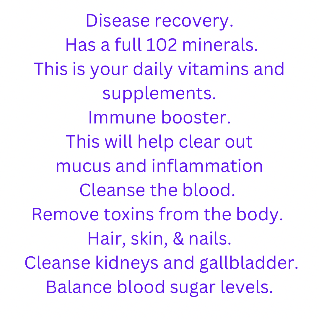 Elderberry, Dandelion root, & Burdock root