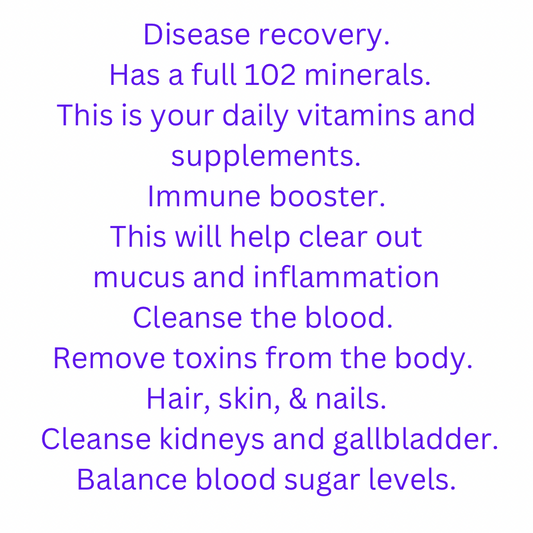 Elderberry, Dandelion root, & Burdock root