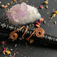 “lil Swirls” Copper ring or Loc Jewlery