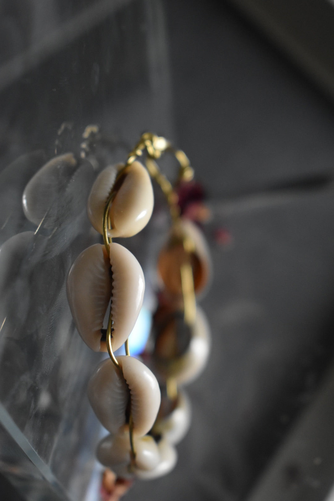 Ocean connections Cowrie Seashell Cooper bracelet