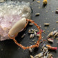 “Ocean feels” Copper Cowrie shell ring