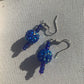 “Gravitational” Blue beaded earrings