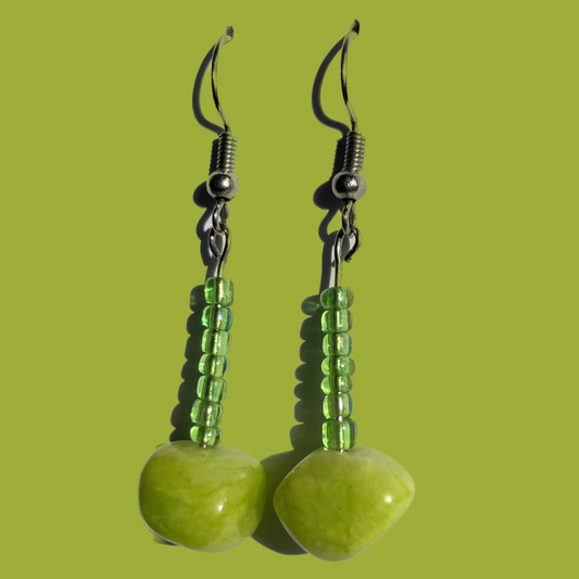 “Go Green” Earrings